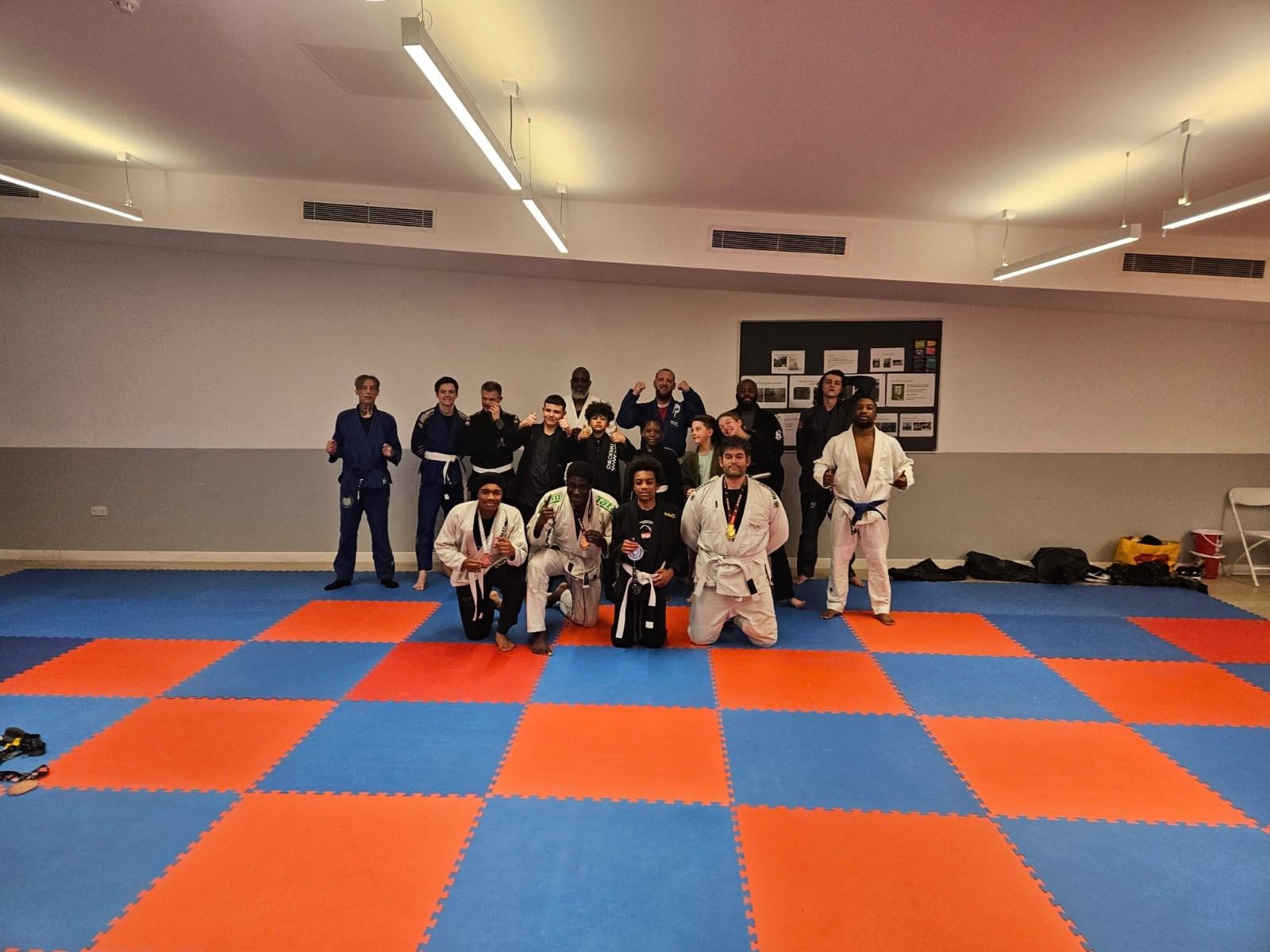 Jiu-Jitsu class group photo